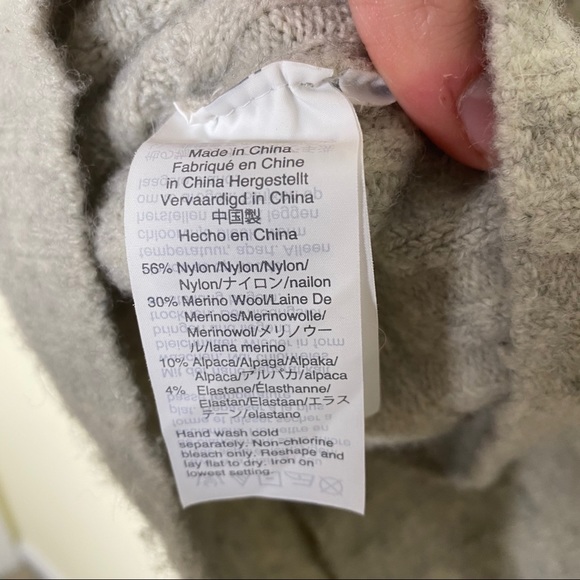 J Crew Grey Mockneck Super Soft Yarn Sweater - Picture 7 of 7